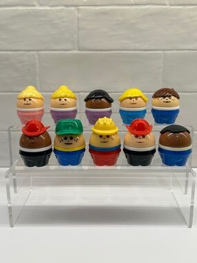 Vintage 80s Little Tikes Toddle Tots Set Of 10 (2-93f)